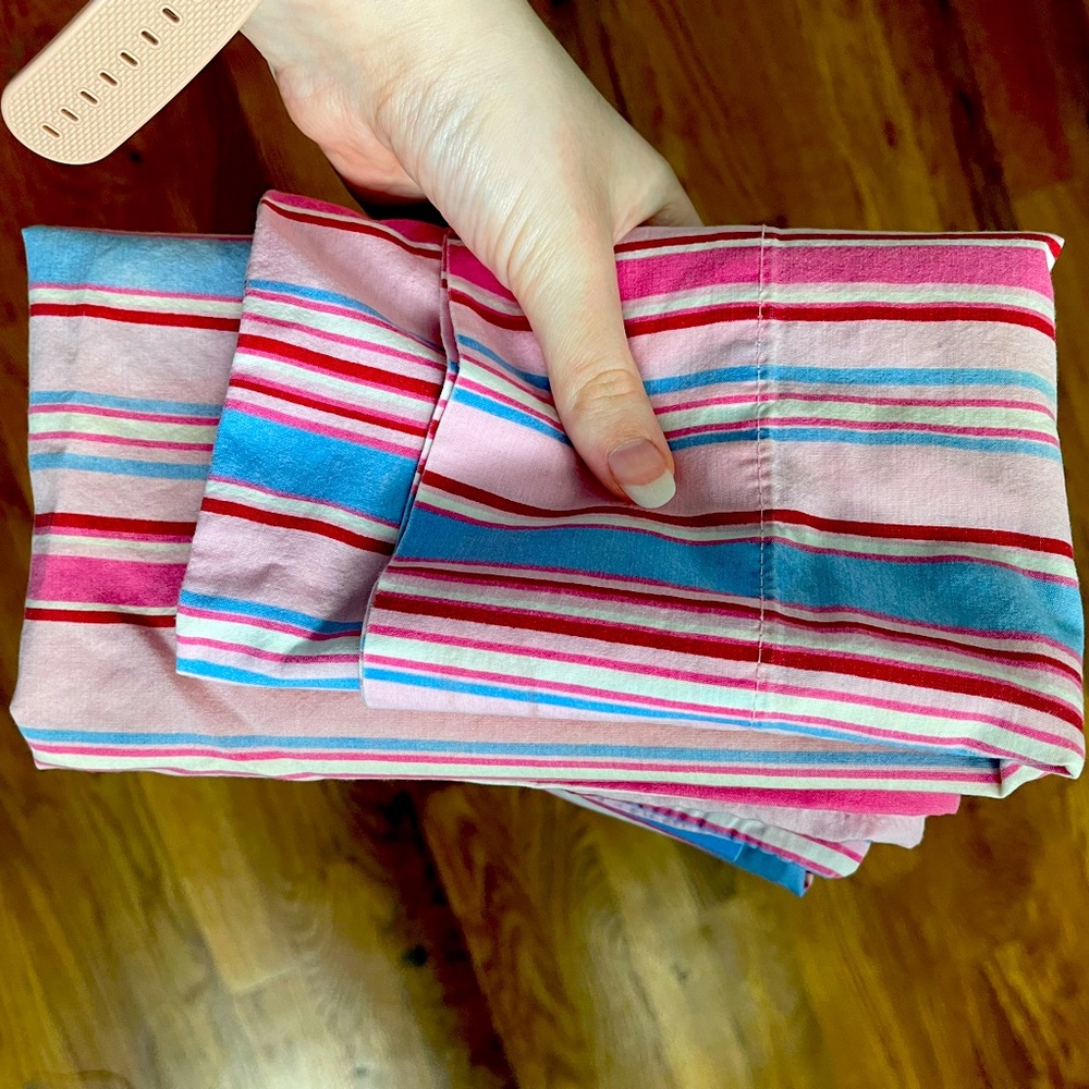 Striped 2 Set Pillow Cases